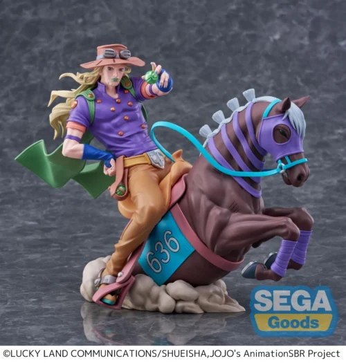 113713__55c3538d JoJo's Bizarre Adventure: Steel Ball Run | XrossLinkMAX Gyro Zeppeli Figure 18 cm | SEGA - Afbeelding 1