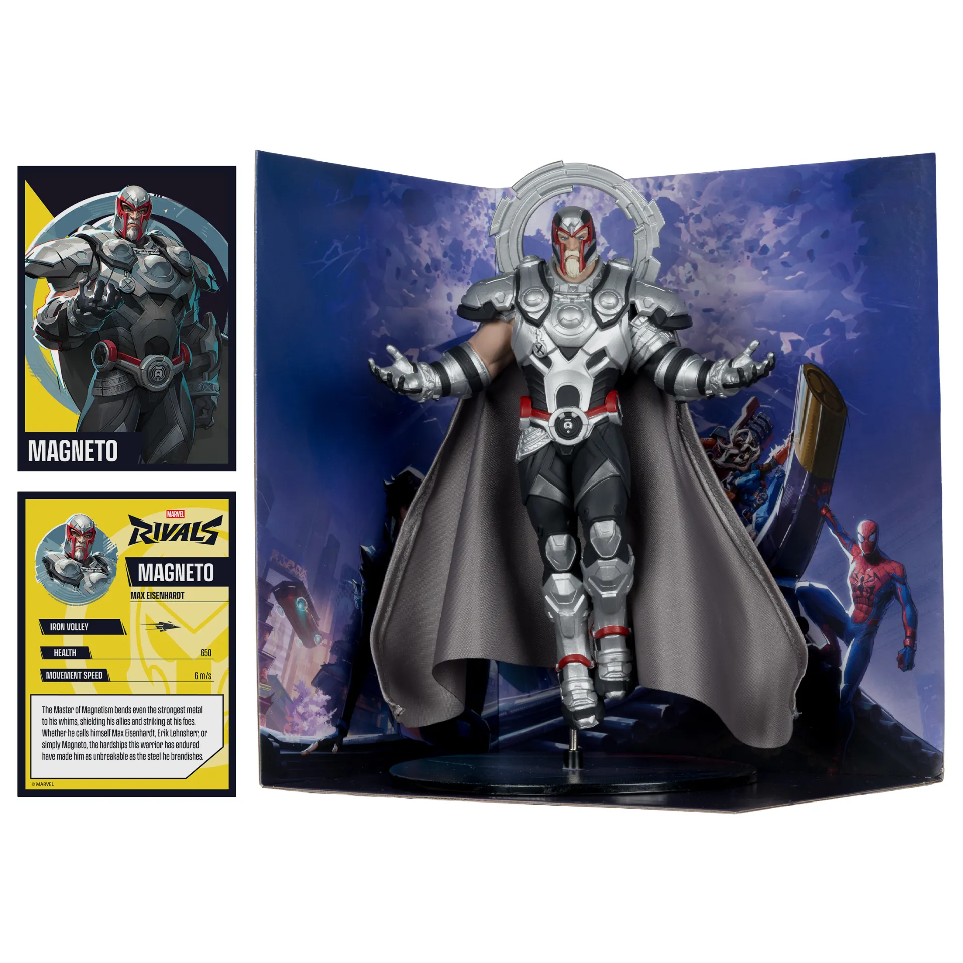 Marvel Rivals | Collection WV1 1:10 Magneto Figure | McFarlane Toys image 7