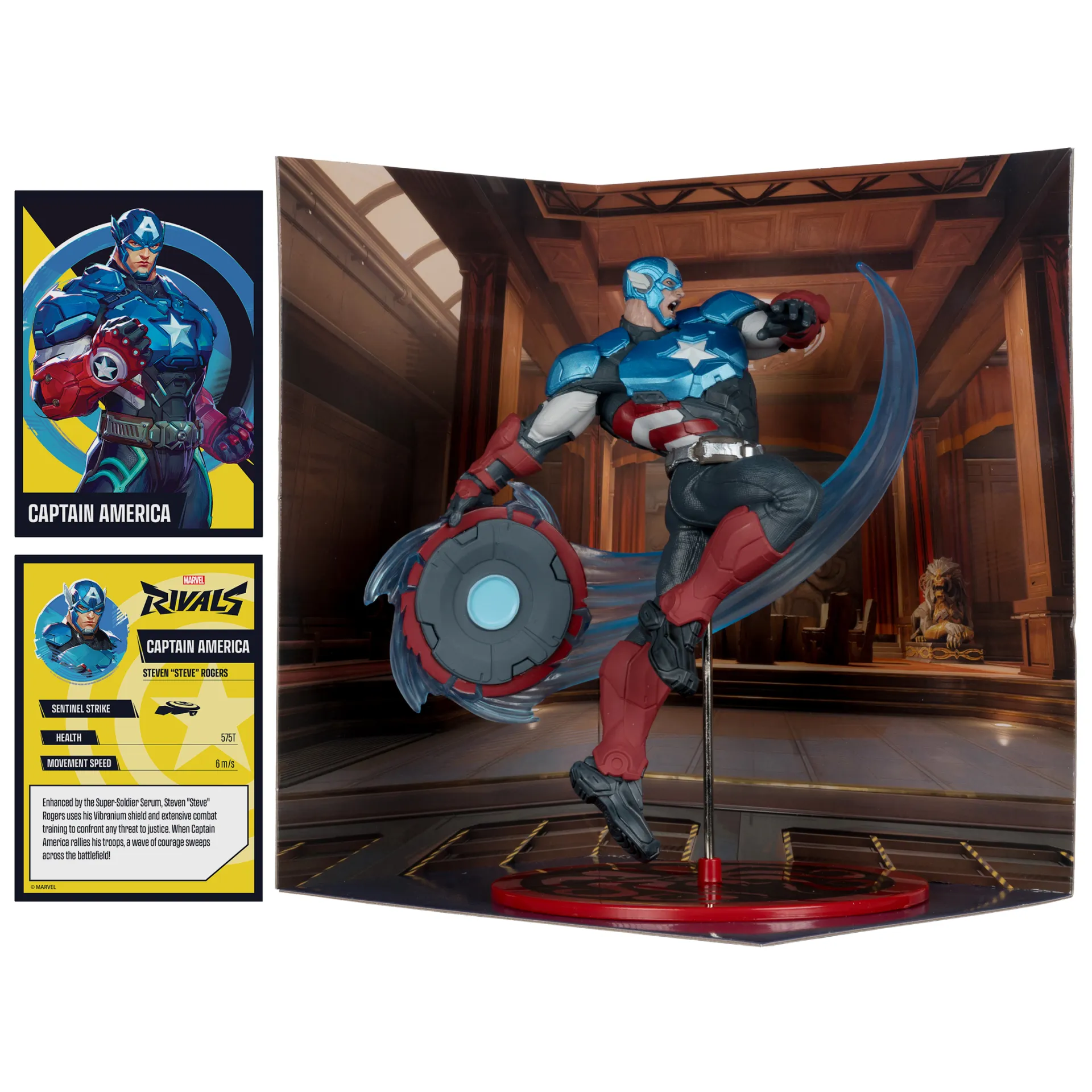 Marvel Rivals | Collection WV1 1:10 Captain America Figure | McFarlane Toys image 7