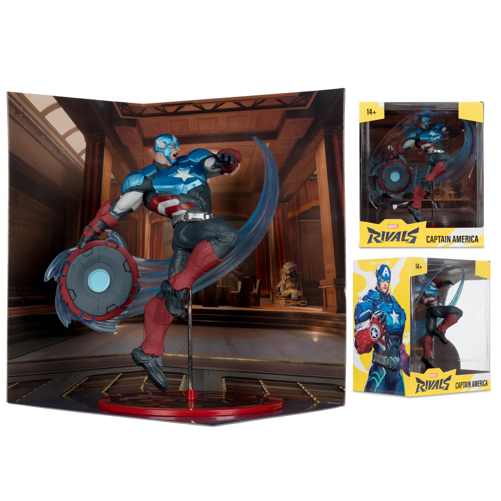 Marvel Rivals | Collection WV1 1:10 Captain America Figure | McFarlane Toys image 4