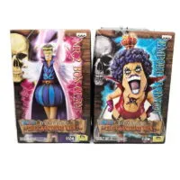 Banpresto One Piece DXF The Grandline Men Mr. 2 Bon Clay & Emporio Ivankov Figure Set 2-Pack