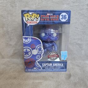 Marvel Civil War | Art Series Captain America #36 Funko Pop! Special Edition | Funko