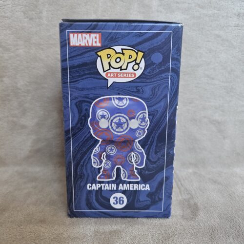 Marvel Civil War | Art Series Captain America #36 Funko Pop! Special Edition | Funko